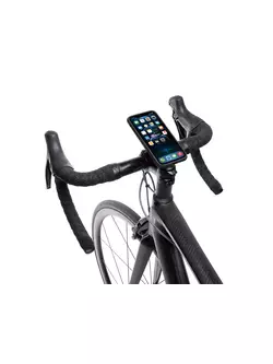 TOPEAK RIDECASE Hülle + Fahrradhalter für das Handy Iphone 13 Pro Max, schwarz / grau