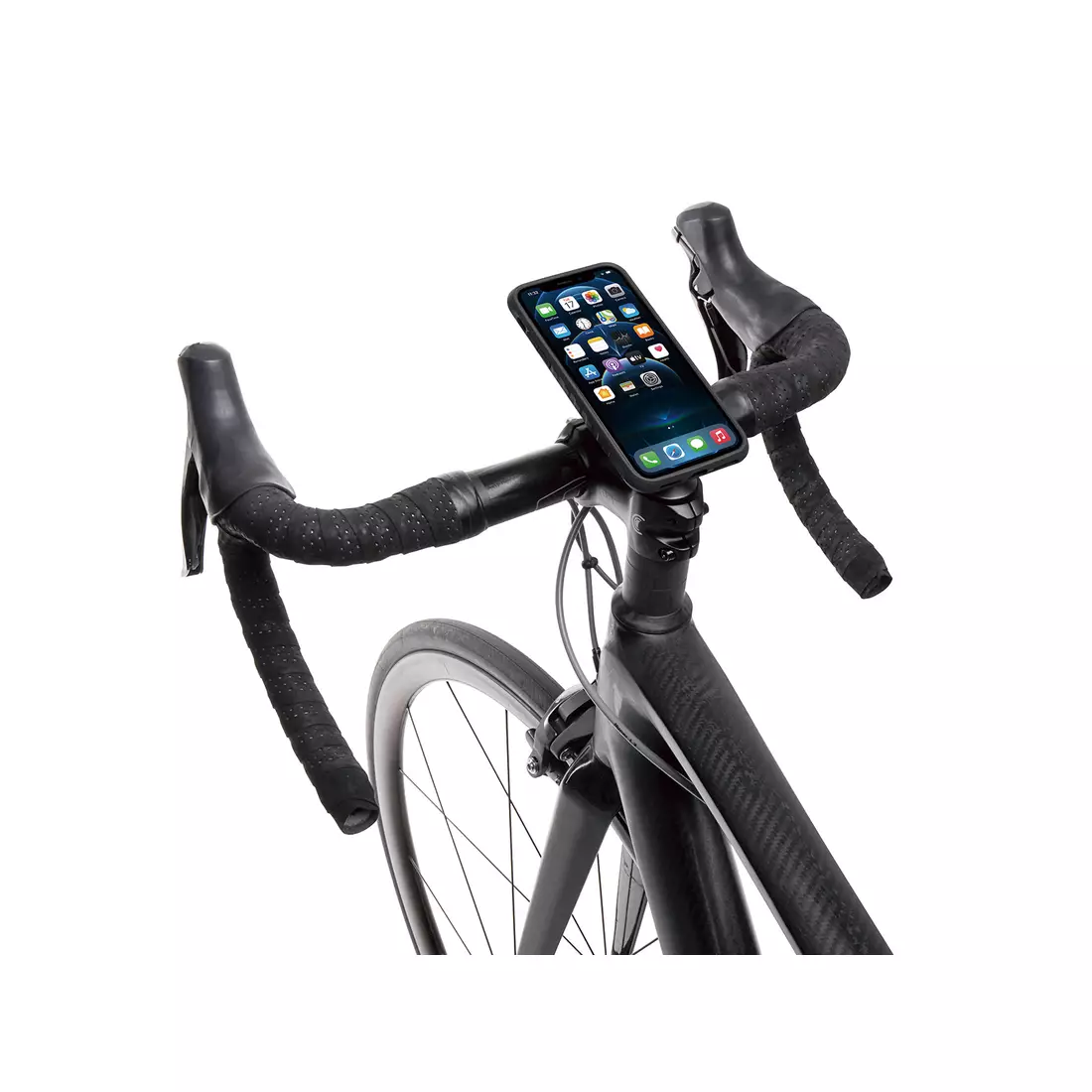 TOPEAK RIDECASE Hülle + Fahrradhalter für das Handy Iphone 13, schwarz / grau