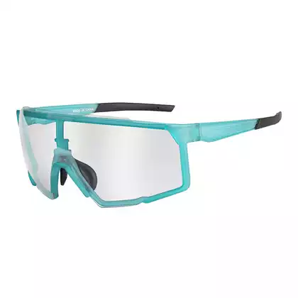 Rockbros SP22BL Fahrrad / Sportbrille mit polarisiertem Türkis