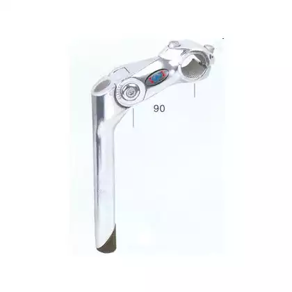 Fahrradlenkerhalterung KWG-8-07, 22,2 mm, einstellbar, Silber