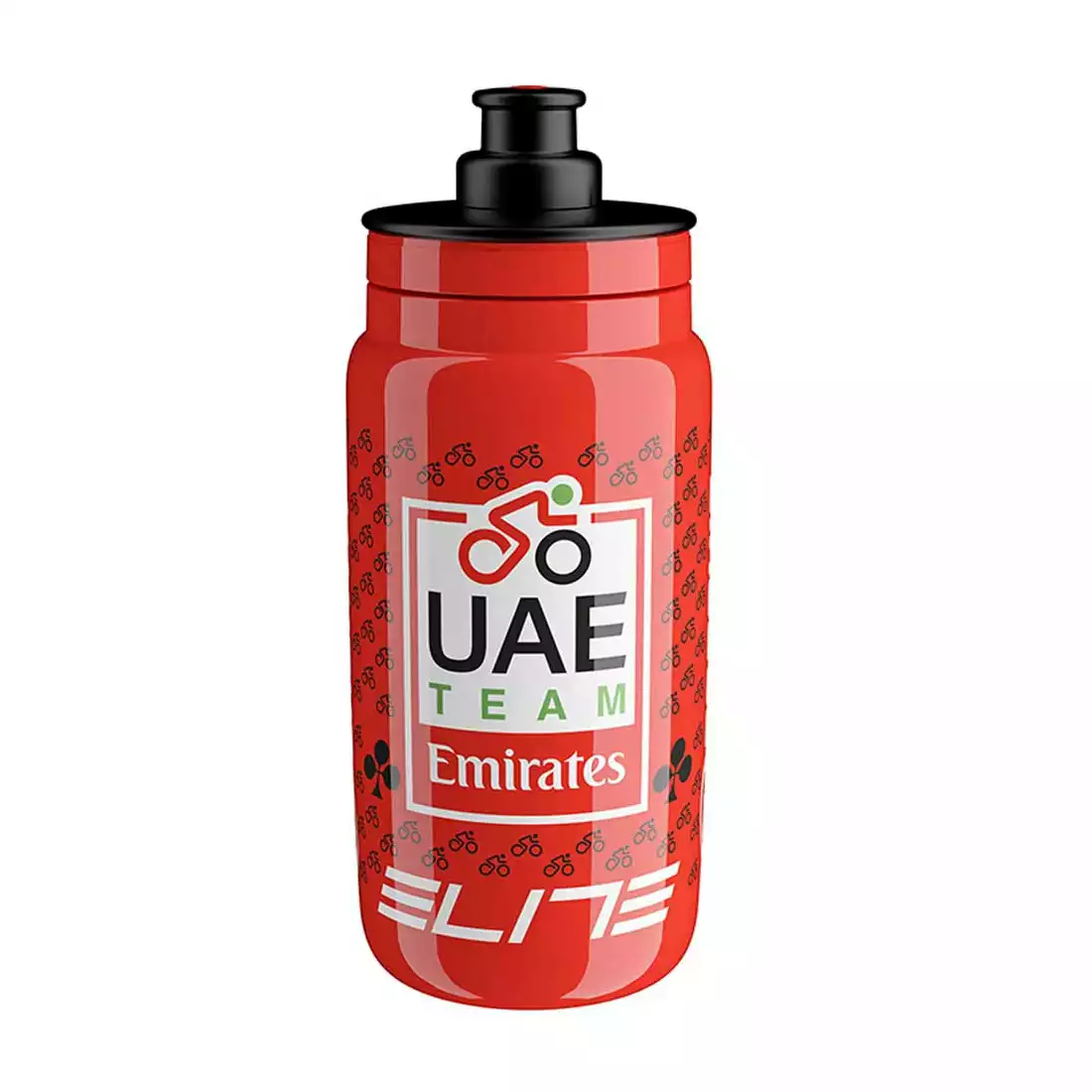 Elite FLY Teams 2022 UAE Team Emirates fahrrad wasserflasche 550ml, rot