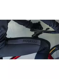 Rogelli DEEP WINTER isolierte Herren-Fahrradhose mit Hosenträgern, Schwarz