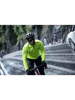 Rogelli DISTANCE Fahrradregenjacke für Herren, Fluor