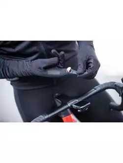 Rogelli PRIME Fahrradhandschuhe im Winter, Schwarz