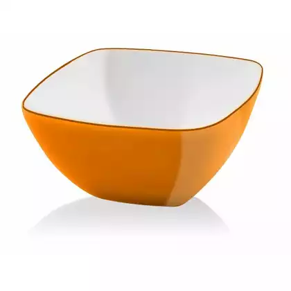 VALLI DESIGN LIVIO acrylschale quadratisch, orange