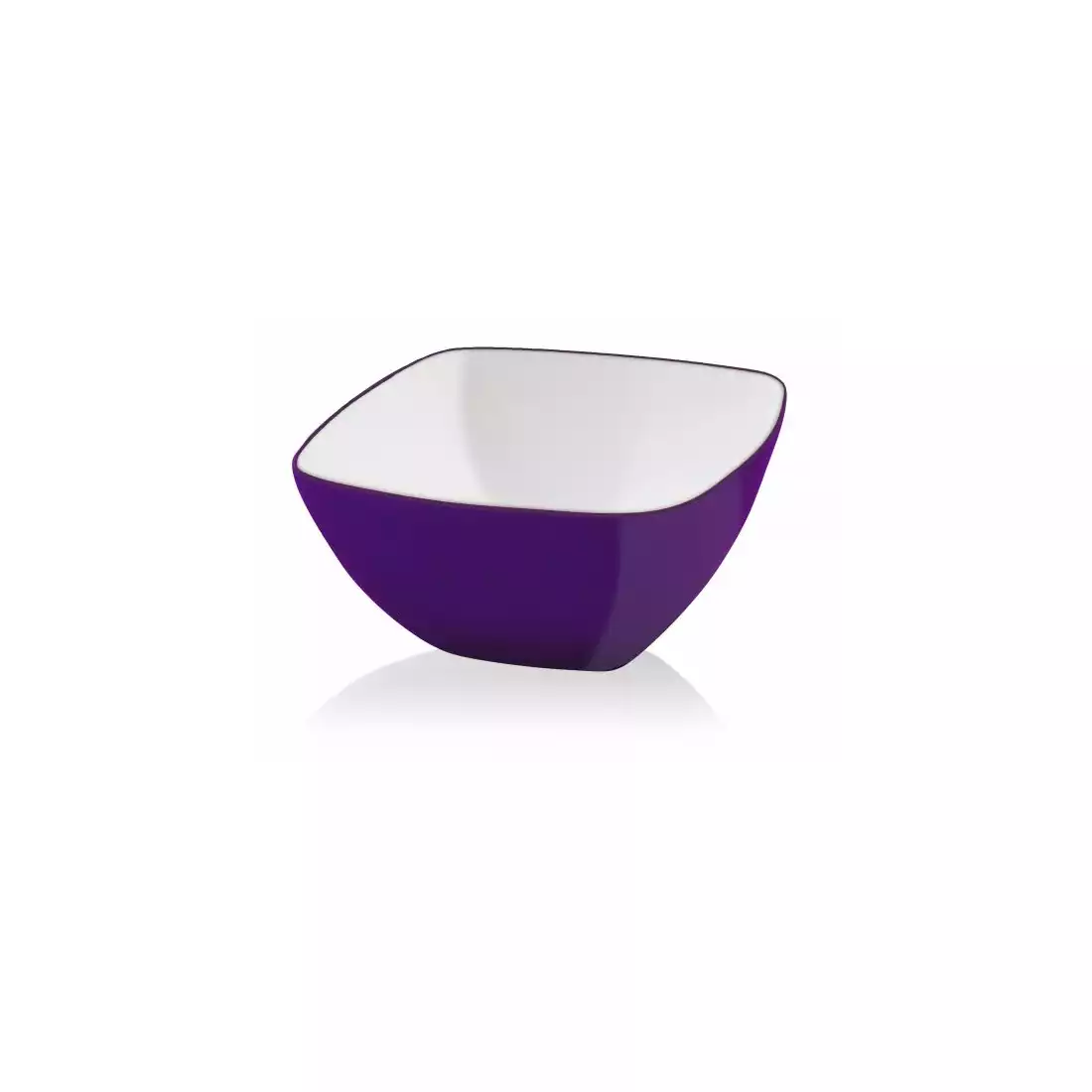 VALLI DESIGN LIVIO acrylschale quadratisch, violett