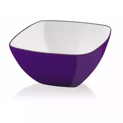 VALLI DESIGN LIVIO acrylschale quadratisch, violett