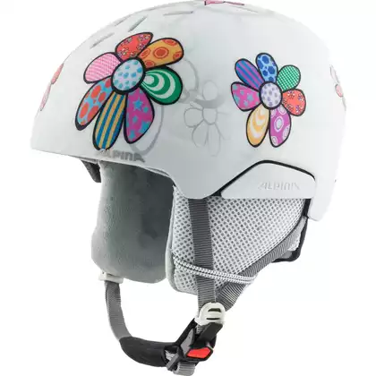 ALPINA PIZI 2023 Ski-/Snowboardhelm für Kinder Patchwork Flower