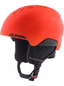 ALPINA PIZI kinder ski-/snowboardhelm, neon-orange matt