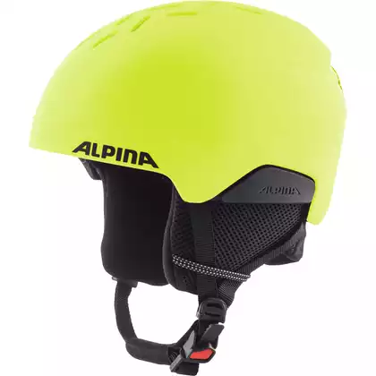 ALPINA PIZI ski-/snowboardhelm, neon-yellow matt