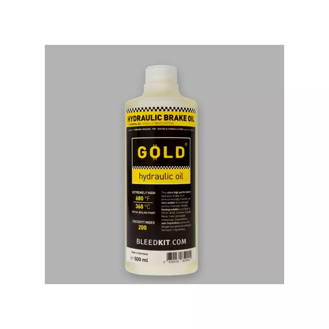 BLEEDKIT GOLD Mineralische Bremsflüssigkeit 500 ml