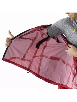 KAYMAQ J2WH Regen-Radjacke mit Kapuze für Damen, schwarz