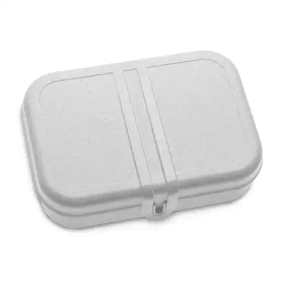 Koziol Pascal L organic lunchbox mit Trennzeichen, grau