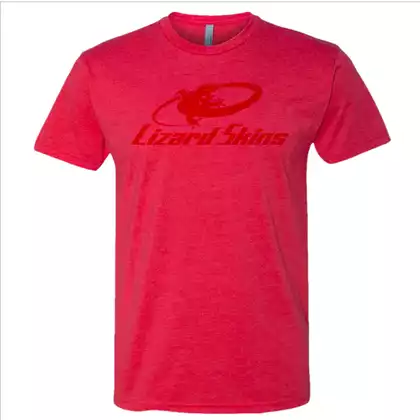 LIZARD SKINS SUBTLE LOGO klassisches T-Shirt rot