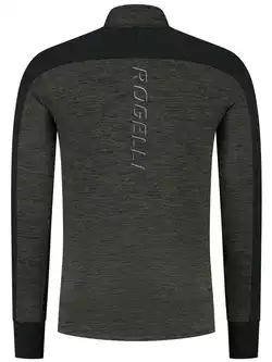 ROGELLI CAMO herren lauf-sweatshirt, khaki-schwarz