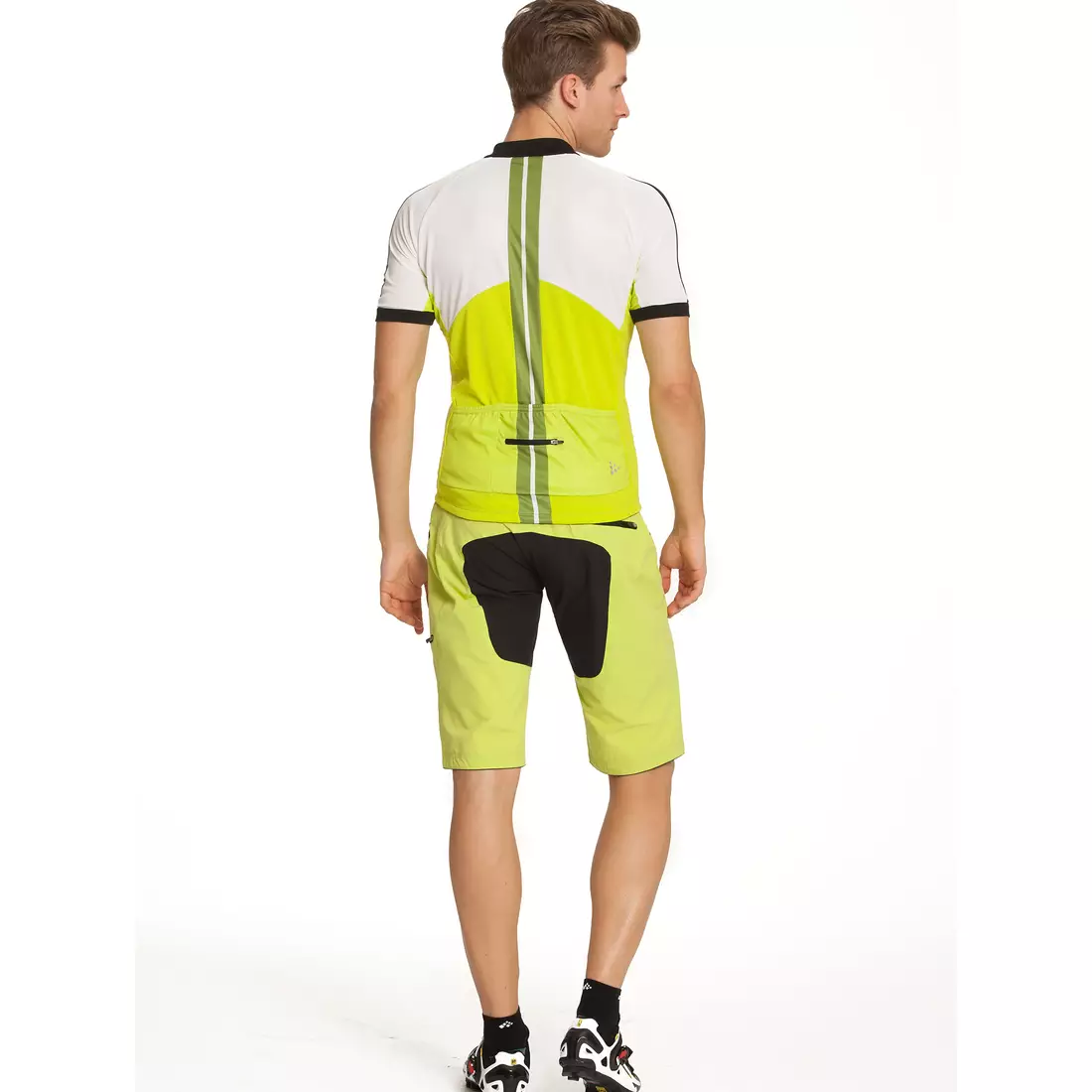 CRAFT Trail Bike Shorts Herren Radhose 1902632-2645, Farbe: grün