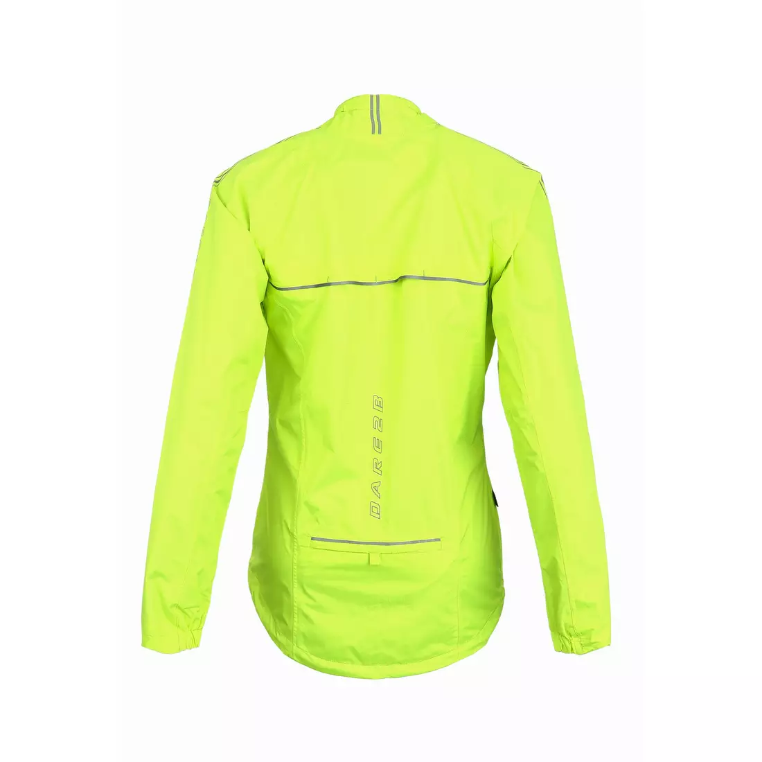 DARE2B Transpose Damen Fahrrad-Regenjacke DWW095-0M0, Farbe: Fluor