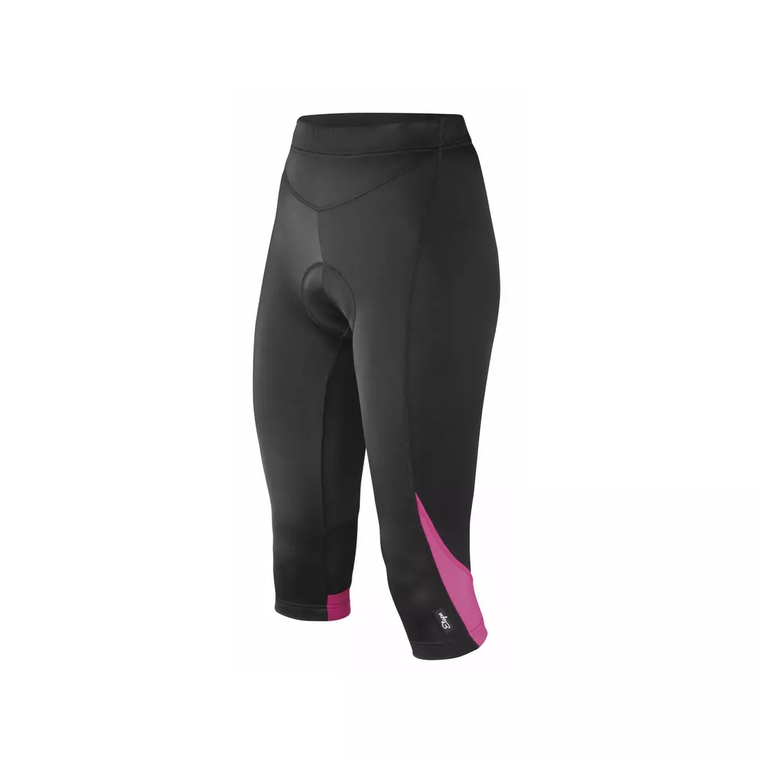 ETAPE NATTY Damen-3/4-Shorts, Farbe: Schwarz und Rosa 1402612