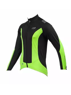 FORCE X68 – 89983 – isoliertes Fahrrad-Sweatshirt für Herren – Farbe: Schwarz-Fluor