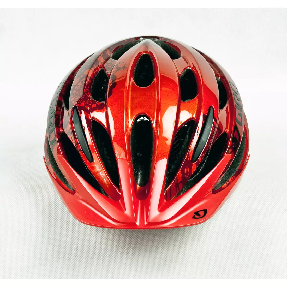 GIRO VERONA Damen-Fahrradhelm, rot / grafisch