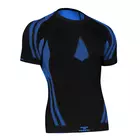 TERVEL OPTILINE LIGHT MOD-02 - Herren-Thermo-T-Shirt mit kurzen Ärmeln, Farbe: Schwarz und Blau