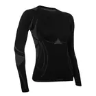 TERVEL - OPTILINE MOD-02 - Langarm-T-Shirt für Damen, Farbe: Schwarz und Grau