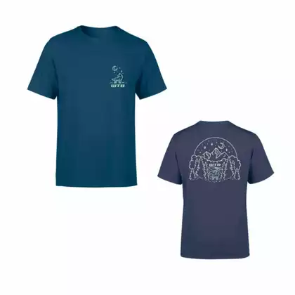 WTB MIDNIGHT Kurzarm-T-Shirt für Herren, blau