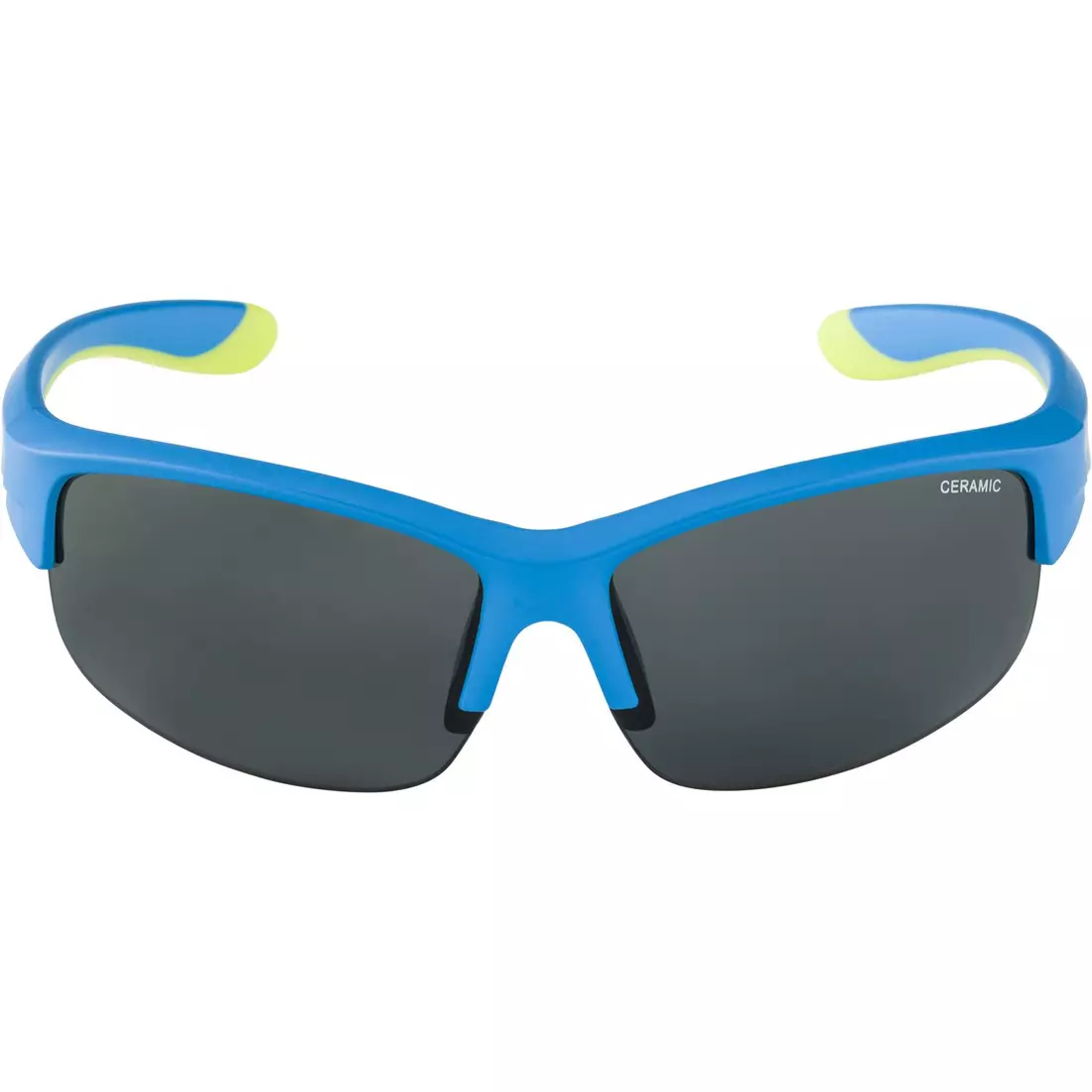 ALPINA JUNIOR FLEXXY YOUTH HR Kinder Fahrrad-/Sportbrille, blue-lime matt