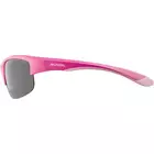 ALPINA JUNIOR FLEXXY YOUTH HR Kinder Fahrrad-/Sportbrille, pink matt