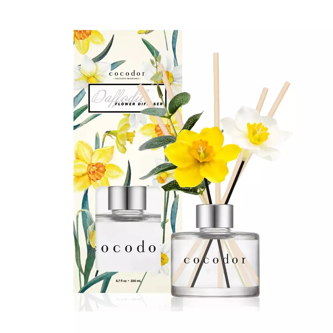 COCODOR aromadiffusor mit sticks daffodil, deep musk 200 ml