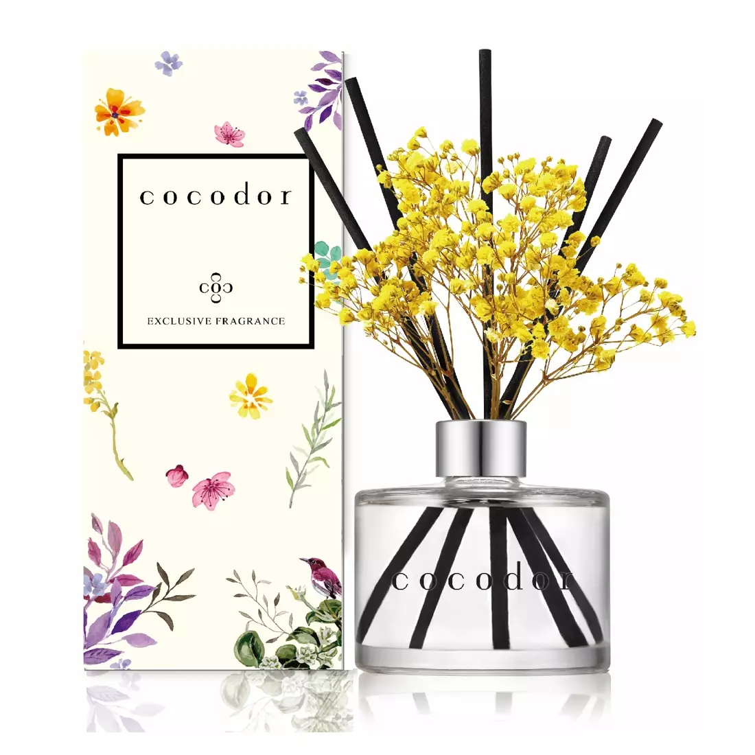 COCODOR aromadiffusor mit sticks daffodil, flower, vanilla &amp; sandalwood 200 ml