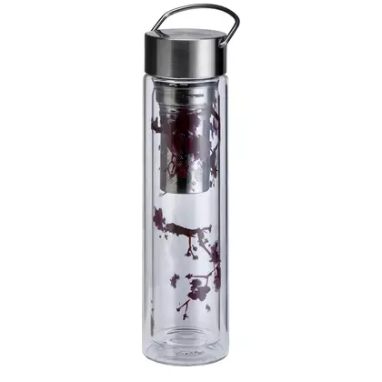 EIGENART FLOWTEA Thermoflasche mit Infuser 350-400 ml, cherry blossom
