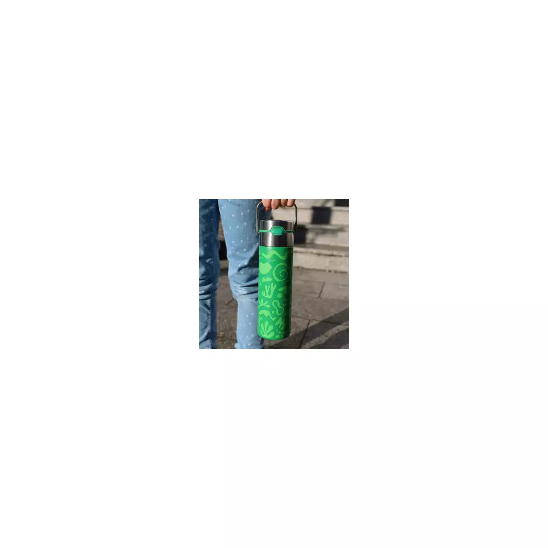 EIGENART LEEZA Thermoflasche 500 ml, opera green