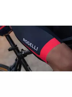 Rogelli FUSE II Radsport-Trägerhose für Herren, Schwarz und Rot