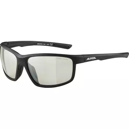 ALPINA DEFEY Rad-/Sportbrille, black matt