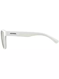ALPINA FLEXXY COOL KIDS II Fahrrad-/Sportbrille für Kinder, white gloss