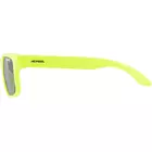 ALPINA JUNIOR MITZO Fahrrad-/Sportbrille für Kinder, neon-yellow matt