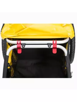 BURLEY NOMAD Gepäckanhänger 105 L, Schwarz und Gelb