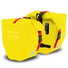 EXTRAWHEEL RIDER PREMIUM CORDURA Fahrradtasche für Gepäckträger, Gelb 2x15 L