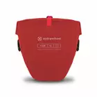 EXTRAWHEEL RIDER PREMIUM CORDURA Fahrradtasche für Gepäckträger, rot 2x15 L