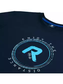 Rogelli Herren-T-Shirt GRAPHIC Marineblau