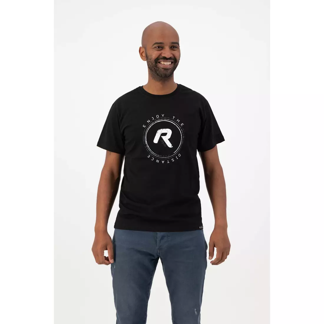 Rogelli Herren-T-Shirt GRAPHIC schwarz
