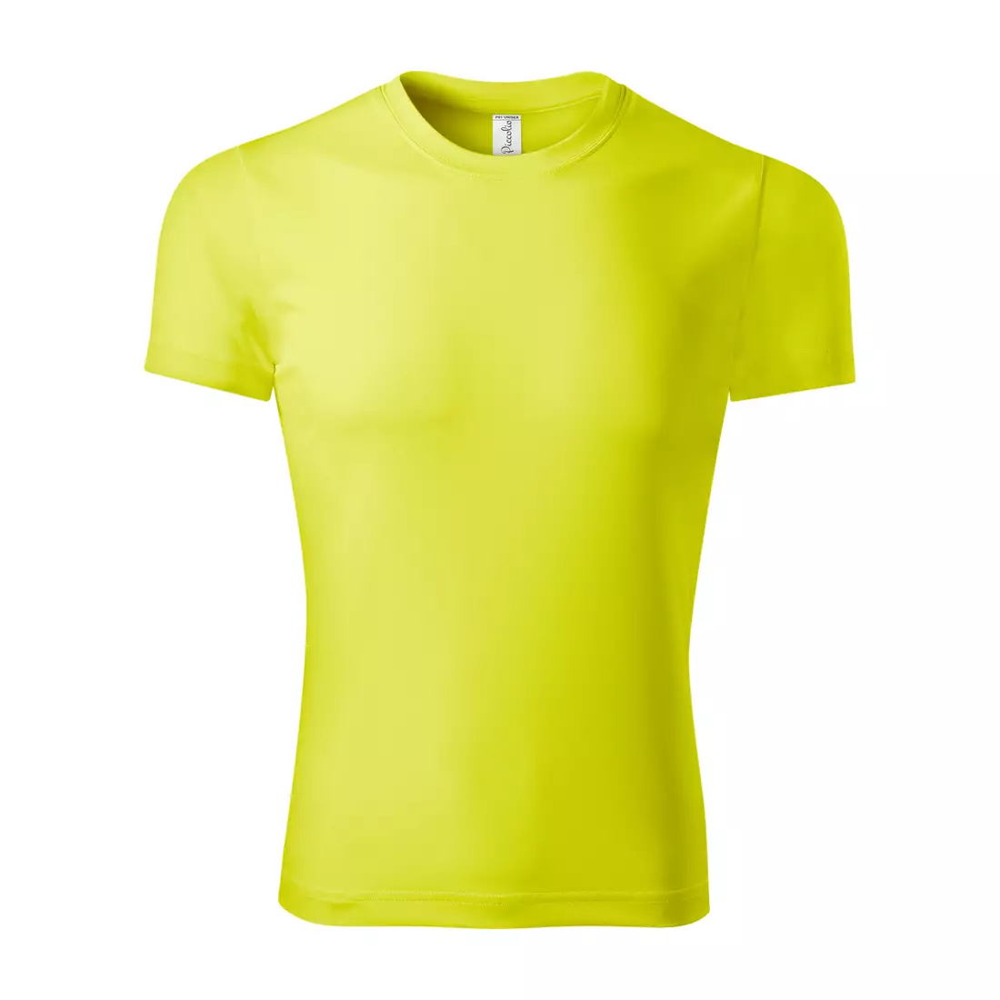 ICCOLIO PIXEL Sport T-Shirt, Kurzarm, Herren, Neon Gelb, 100 % Polyester P819012