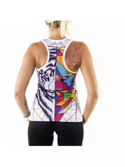 KAYMAQ TIGER Damen Tank Top Sportshirt mit Schultergurten