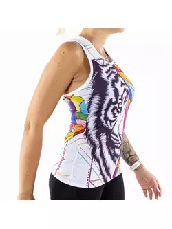 KAYMAQ TIGER Damen Tank Top Sportshirt mit Schultergurten