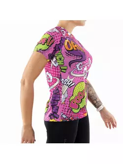 KAYMAQ W27 PRO MESH Sport-/Lauf-T-Shirt für Damen, rosa