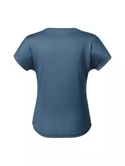 MALFINI CHANCE GRS Damen Sport T-Shirt, Kurzarm, Mikro-Polyester aus Recycling-Material, dunkles Denim-Melange 811M212