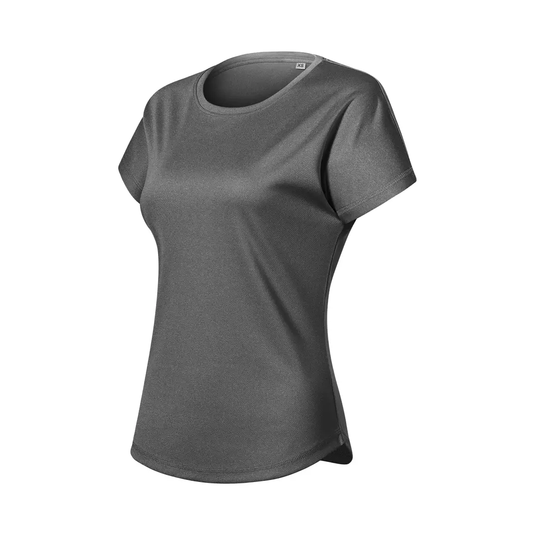 MALFINI CHANCE GRS | MikeSPORT Damen T-Shirt, schwarz 811M112 meliert Recycling-Material, Mikro-Polyester Kurzarm, aus Sport
