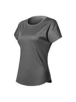 MALFINI CHANCE GRS Damen Sport T-Shirt, Kurzarm, Mikro-Polyester aus Recycling-Material, schwarz meliert 811M112