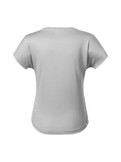 MALFINI CHANCE GRS Damen Sport T-Shirt, Kurzarm, Mikro-Polyester aus Recycling-Material, silber Melange 811M312